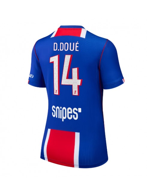 Paris Saint-Germain Desire Doue #14 Heimtrikot für Frauen 2026-27 Kurzarm Paris Saint-Germain Desire Doue #14 Heimtrikot für Frauen 2026-27 Kurzarm